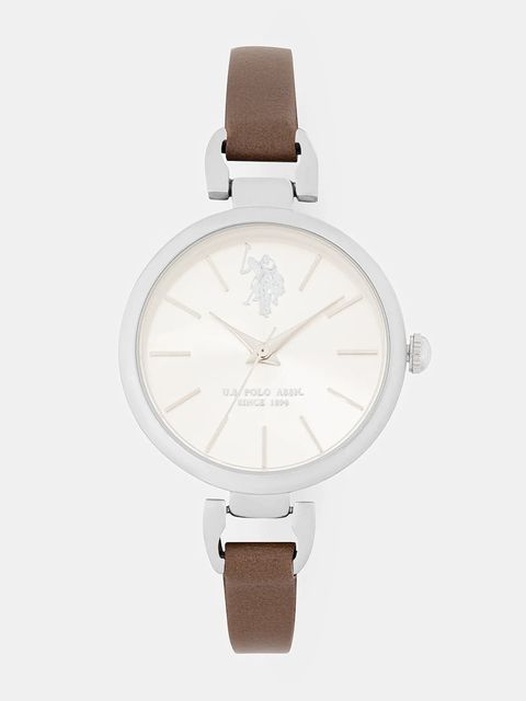 U.S. Polo Assn. zegarek ADRIENNE damski kolor brązowy USP8096ST - zdjęcie produktu nr 1