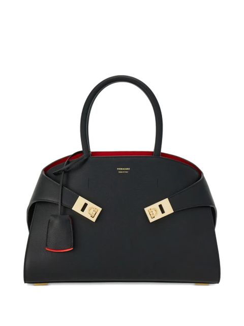 Ferragamo Hug tote bag - Black - zdjęcie produktu nr 1
