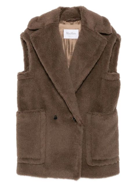 Max Mara Bormida double-breasted gilet - Brown - zdjęcie produktu nr 1