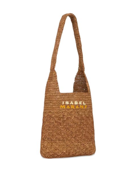ISABEL MARANT Praia crochet-detail shoulder bag - Brown - zdjęcie produktu nr 2