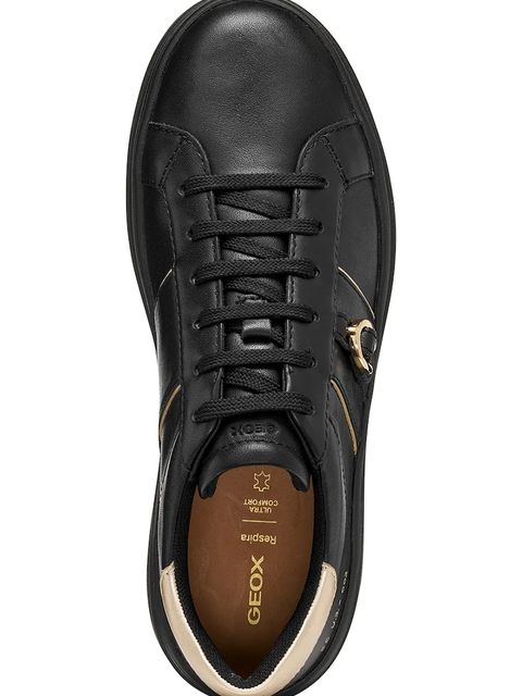 Geox sneakersy skórzane D SPHERICA ECUB-2 damskie kolor czarny D56WVB 085Y2 C9258