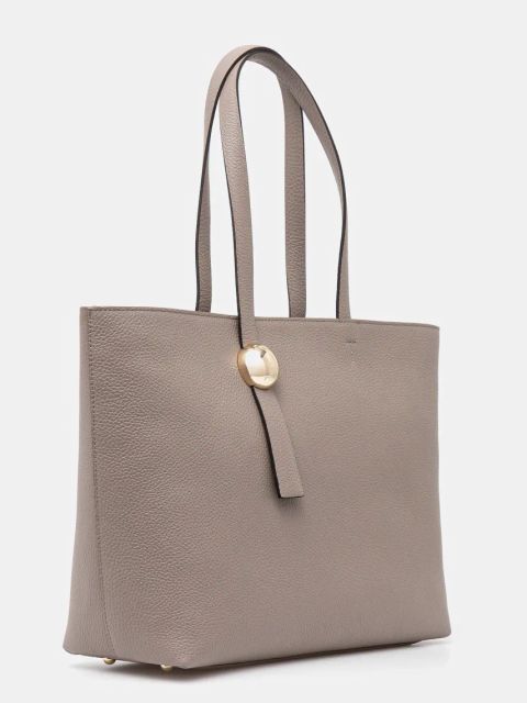 Furla torebka skórzana kolor szary WB01353 HSF000 2572S