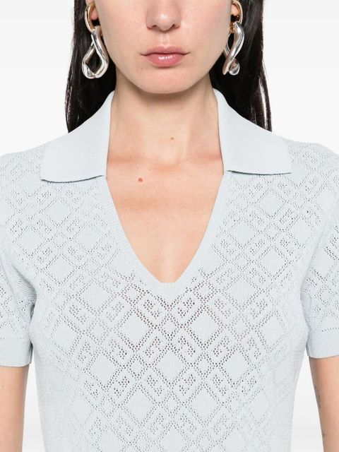 Givenchy fine knit T-shirt - Blue