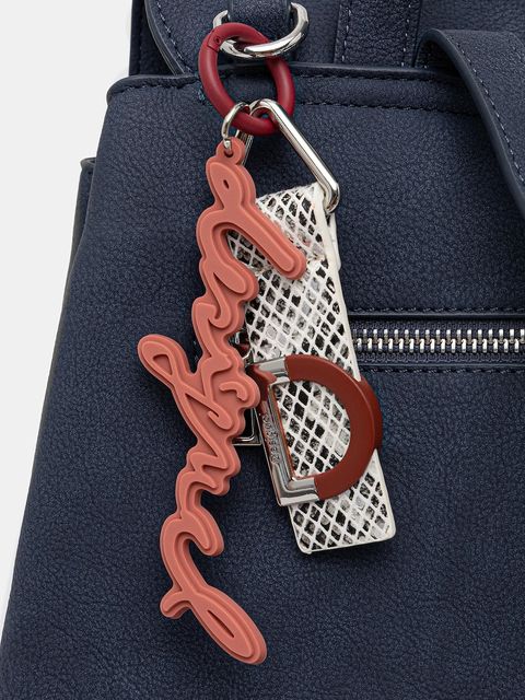 Desigual plecak SIERRA SUMYMINI damski kolor niebieski mały z aplikacją 25WAKP34