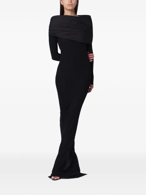 ENTIRE STUDIOS Cavalier off-shoulder long-sleeve dress - Black - zdjęcie produktu nr 1