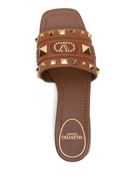 Valentino Garavani VLogo Signature sandals - Brown