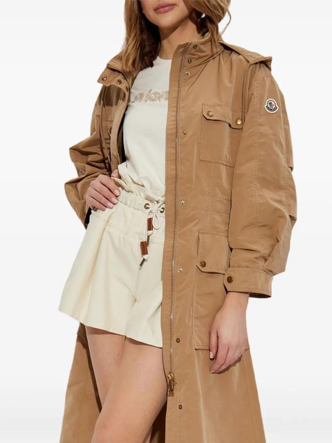 Moncler Nantes parka coat - Brown