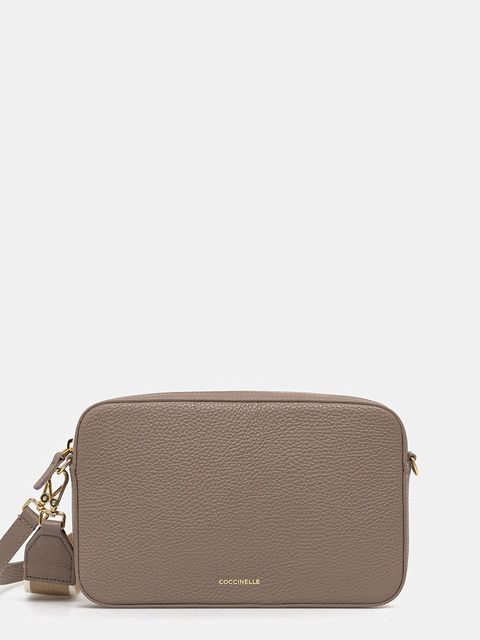 Coccinelle torebka skórzana TEBE kolor beżowy E5.MN5.52.01.01 - zdjęcie produktu nr 1