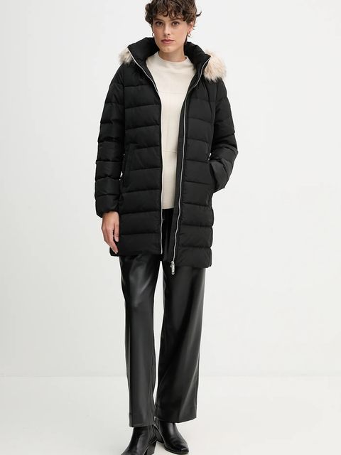 Tommy Hilfiger kurtka puchowa kolor czarny zimowa WW0WW47540