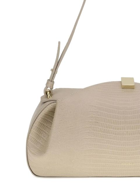 Yuzefi Oyster embossed-leather clutch bag - Neutrals - zdjęcie produktu nr 2