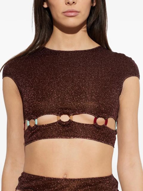 Oséree ring cut-out top - Brown