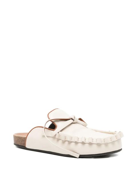 JW Anderson leather mules - Neutrals - zdjęcie produktu nr 2