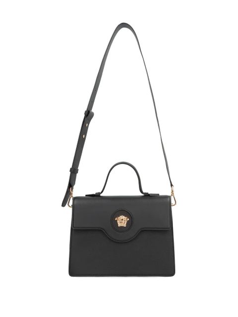 Versace Medusa leather handbag - Black