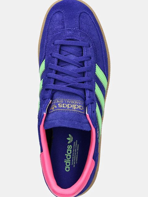 adidas Originals sneakersy zamszowe Handball Spezial damskie kolor niebieski JP8721
