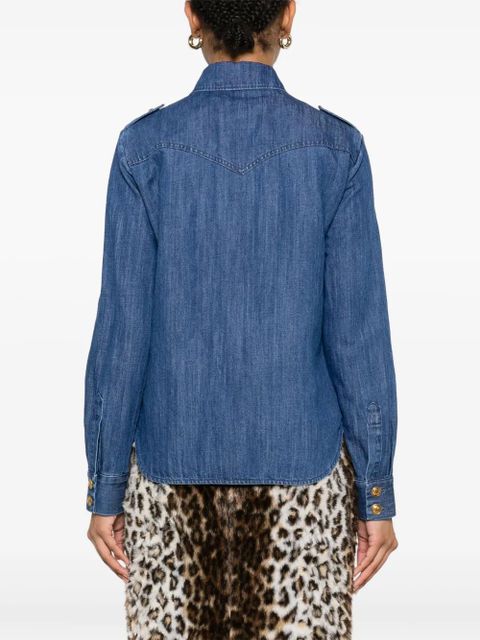 Valentino Garavani long-sleeve denim shirt - Blue - zdjęcie produktu nr 2