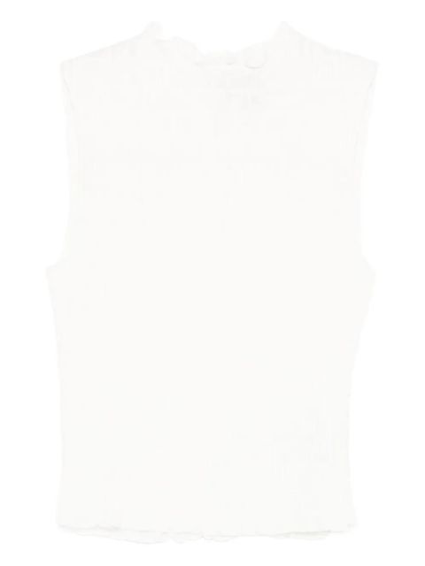 Reformation Adri vest top - White - zdjęcie produktu nr 1