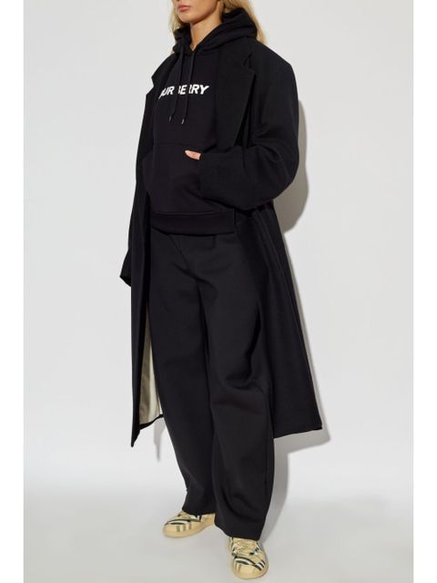 Burberry logo cotton hoodie - Black - zdjęcie produktu nr 2