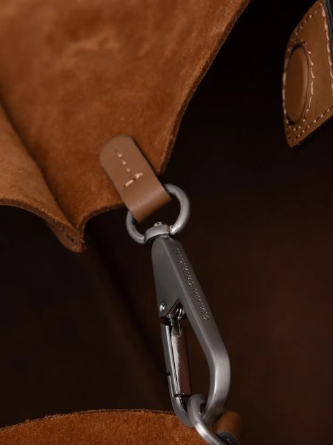 Gianni Chiarini torebka zamszowa DUA kolor brązowy BS.9780.CM-PL