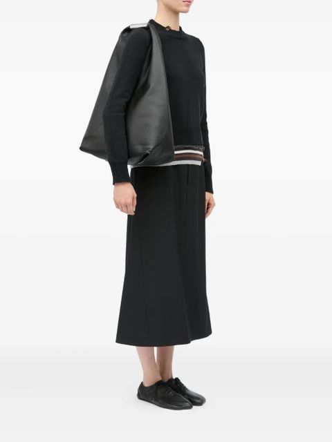 MM6 Maison Margiela Classic Japanese tote bag - Black - zdjęcie produktu nr 2