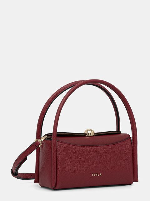 Furla torebka skórzana Nicole Mini Boston Bag - zdjęcie produktu nr 2