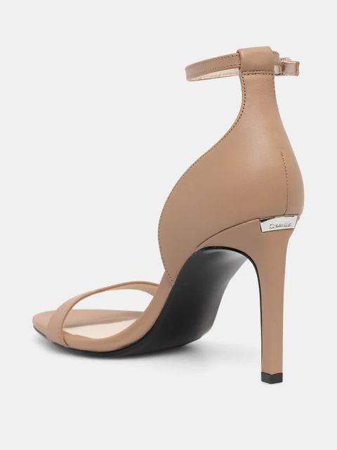 Calvin Klein sandały HEEL SANDAL 90 - LTH kolor beżowy HW0HW02337 - zdjęcie produktu nr 2