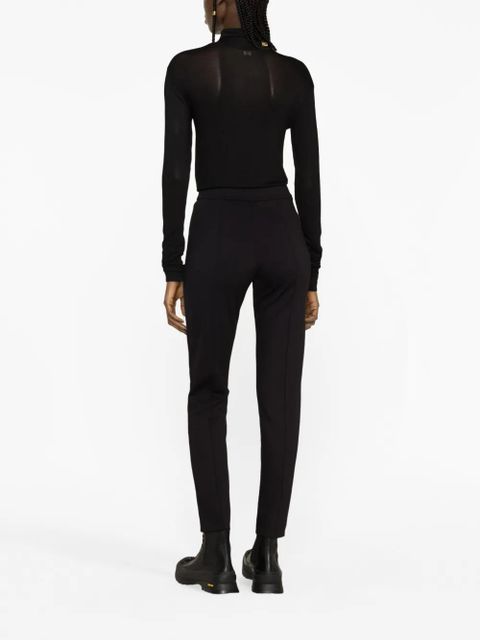 Moncler slim-leg technical-jersey trousers - Black