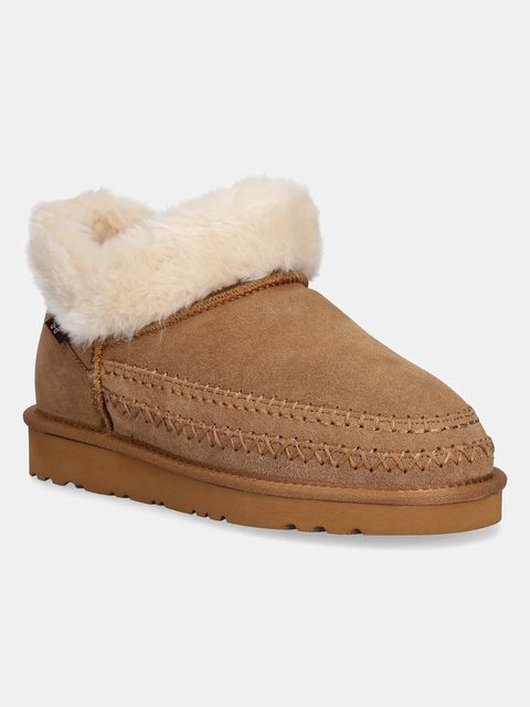 Answear.LAB śniegowce zamszowe kolor brązowy - zdjęcie produktu nr 1