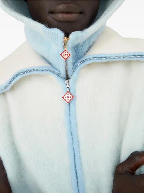 Casablanca zip cardigan - Blue