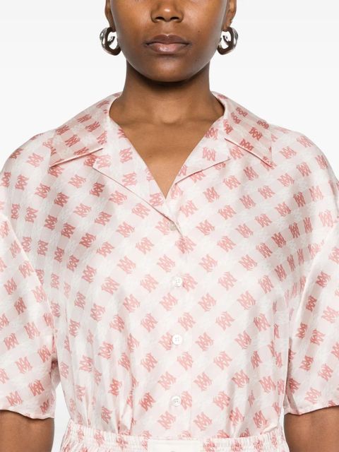 AMIRI MA logo-print shirt - Pink