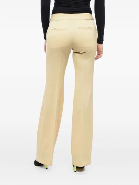 Jil Sander front-pleat wool trousers - Yellow