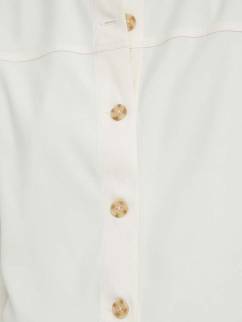 Samsoe Samsoe koszula ESMEL damska kolor beżowy regular z kołnierzykiem klasycznym F23300164