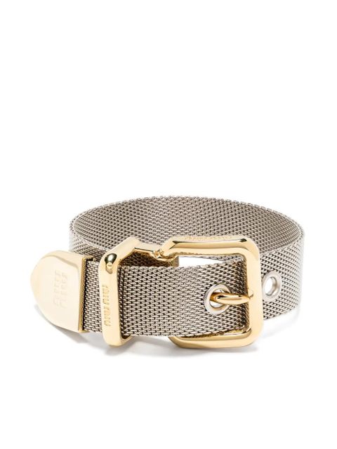 Miu Miu two-tone buckle bracelet - Gold - zdjęcie produktu nr 1