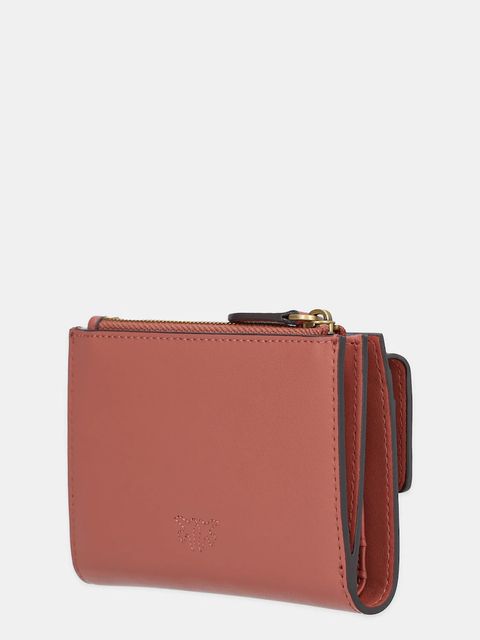 Pinko portfel skórzany damski kolor pomarańczowy 103612 A0F1 - zdjęcie produktu nr 2