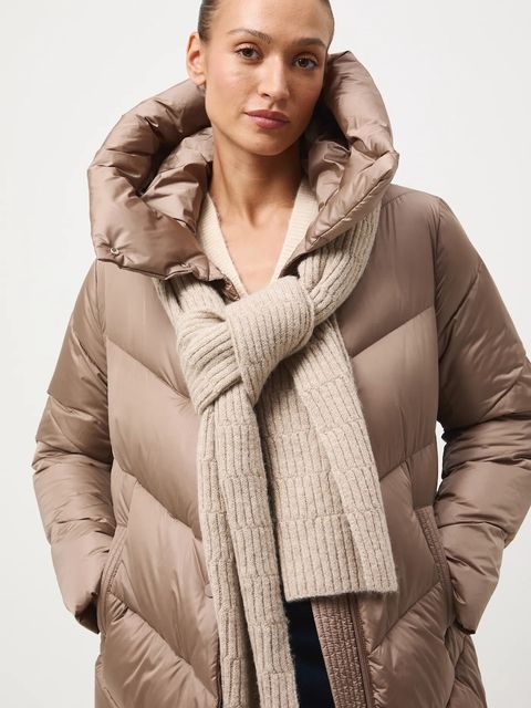 Medicine płaszcz puchowy kolor turkusowy