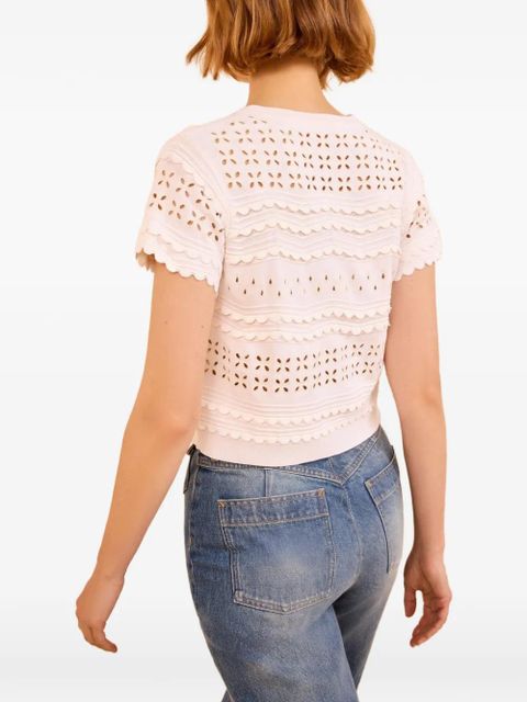 Ulla Johnson Abriana knitted cardigan - White - zdjęcie produktu nr 2