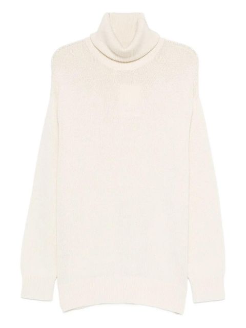 TOTEME longline turtleneck turtleneck - White - zdjęcie produktu nr 1