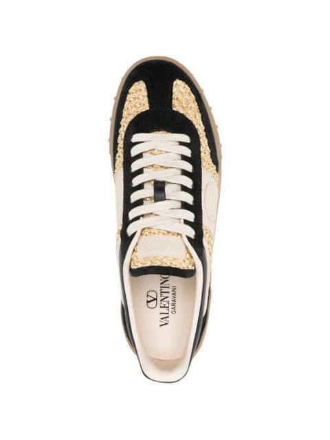 Valentino Garavani Upvillage raffia sneakers - Neutrals