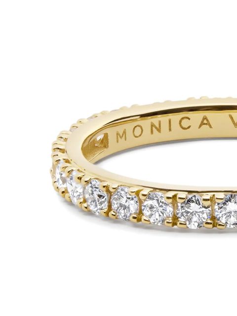 Monica Vinader Eternity diamond ring - Gold
