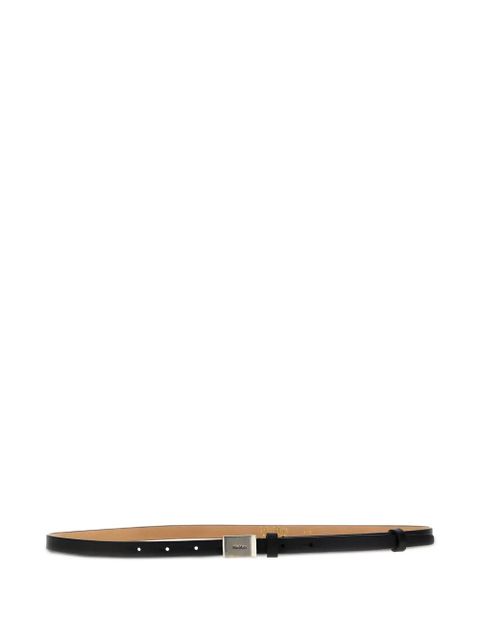 Max Mara plate leather belt - Black - zdjęcie produktu nr 1