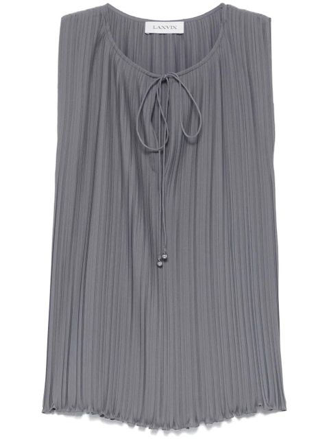 Lanvin plissé-effect blouse - Grey - zdjęcie produktu nr 1