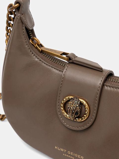 Kurt Geiger London torebka skórzana kolor brązowy 4020137109