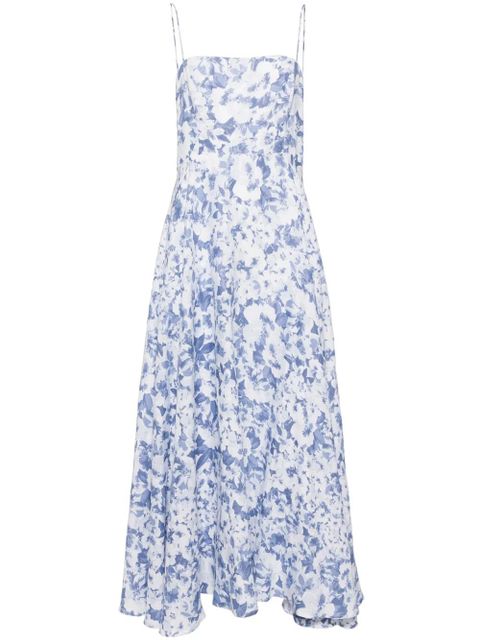 Reformation Monette floral print dress - Blue - zdjęcie produktu nr 1