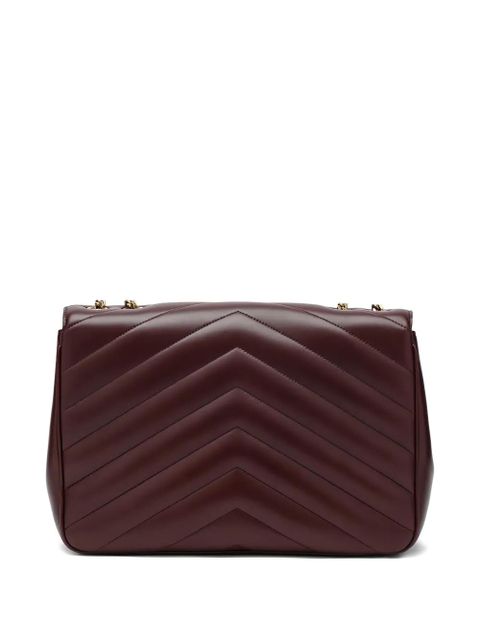 Saint Laurent large Loulou quilted shoulder bag - Red