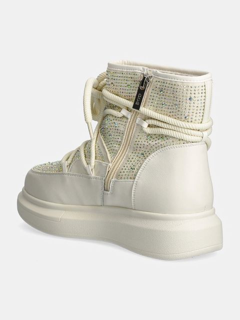 GOE śniegowce kolor beżowy OO2N4301 WHITE