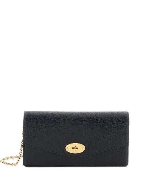 Mulberry Darley turnlock-fastening clutch bag - Black - zdjęcie produktu nr 1