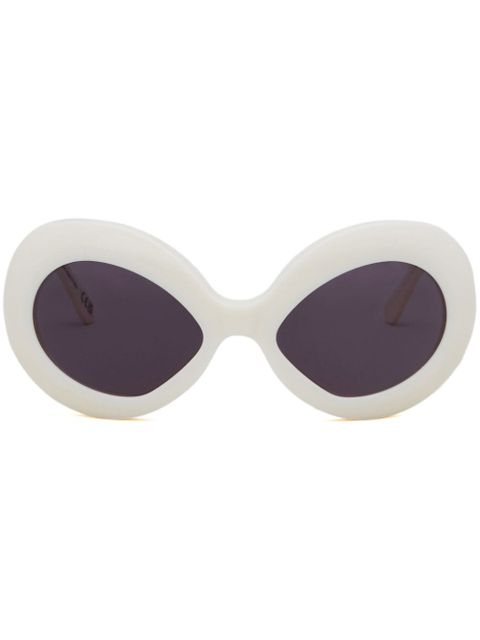 Marni Eyewear oversized-frame sunglasses - White - zdjęcie produktu nr 1