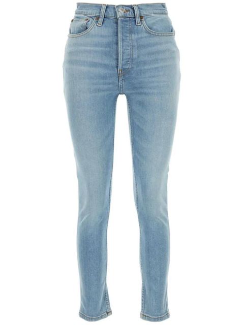 RE/DONE logo-patch skinny jeans - Blue - zdjęcie produktu nr 1