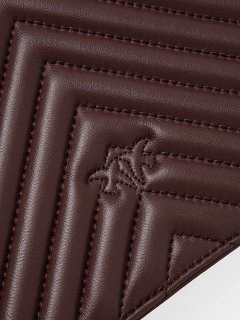 Pinko torebka skórzana kolor fioletowy 100941 A0GK