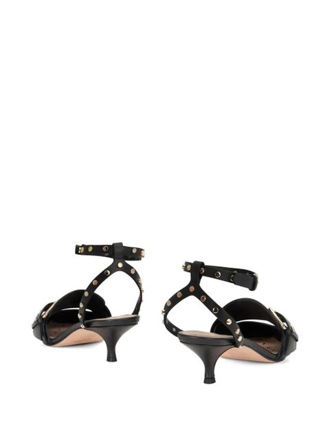 Valentino Garavani studded buckle pumps - Black