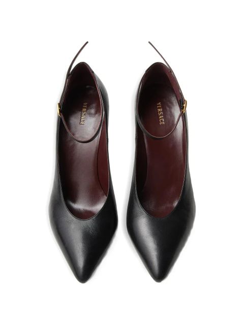 Versace Gianni leather pumps 90 mm - Black